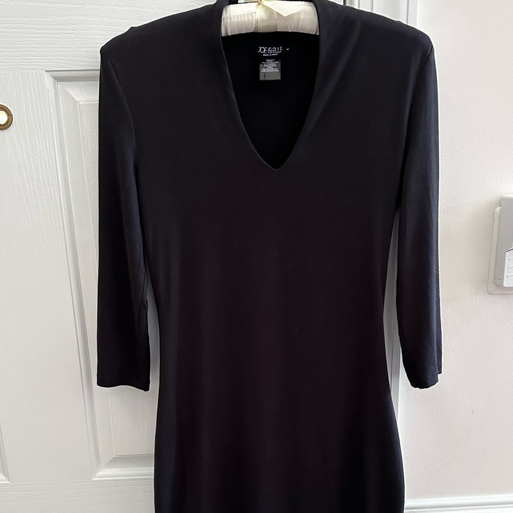 Joe & Elle Black Bodycon 3/4 Sleeved Dress Large